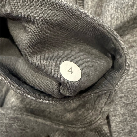 Lululemon Wunder Under Crop Leggings Heathered Slate Gray Mid Rise Size 4 Yoga - Picture 4 of 10